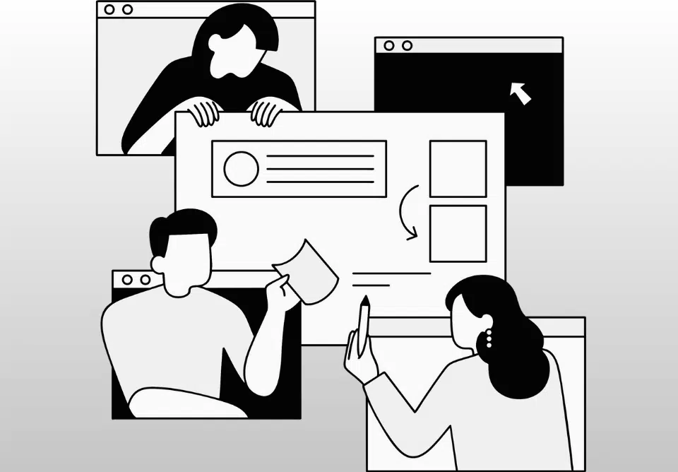 Digital Team Illustration